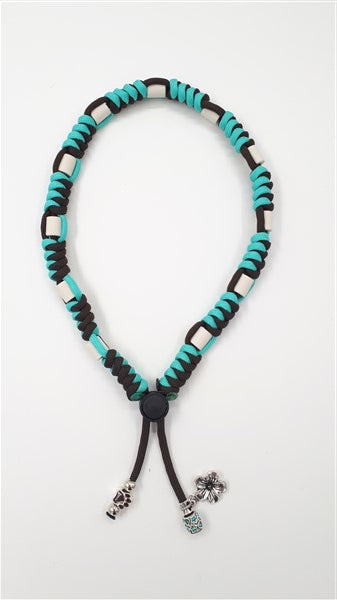 Anti-tekenband - Paracord - BlueBlack