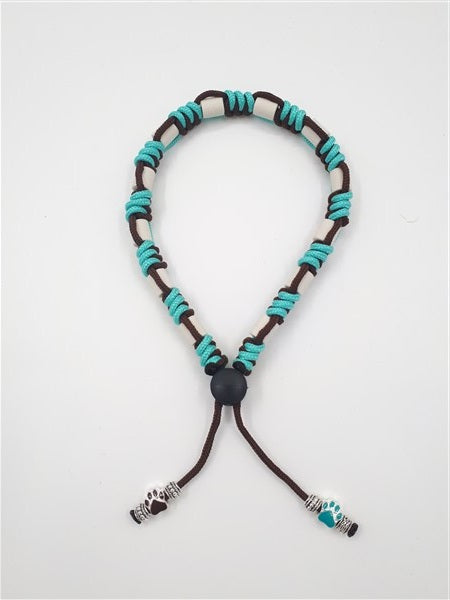 Anti-tekenband - Paracord - BlueBrown