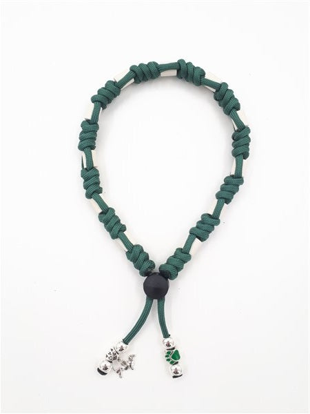 Anti-tekenband - Paracord - Green