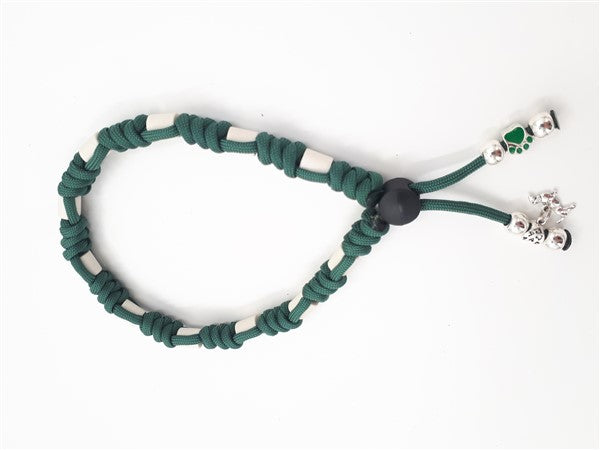 Anti-tekenband - Paracord - Green