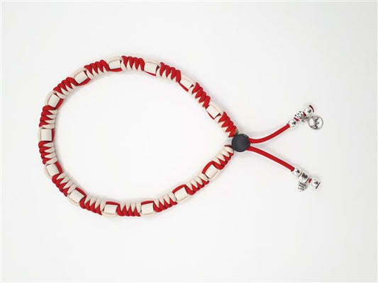 Anti-tekenband - Paracord - Red2
