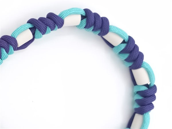 Anti-tekenband - Paracord - Blue