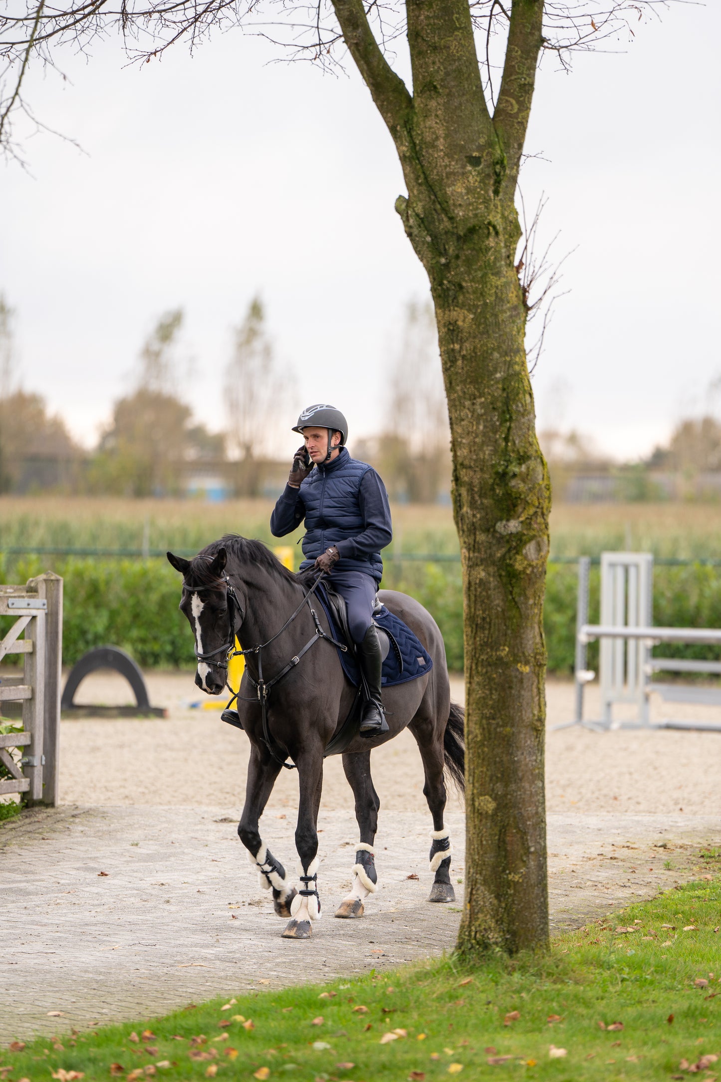 Gewatteerde heren bodywarmer
