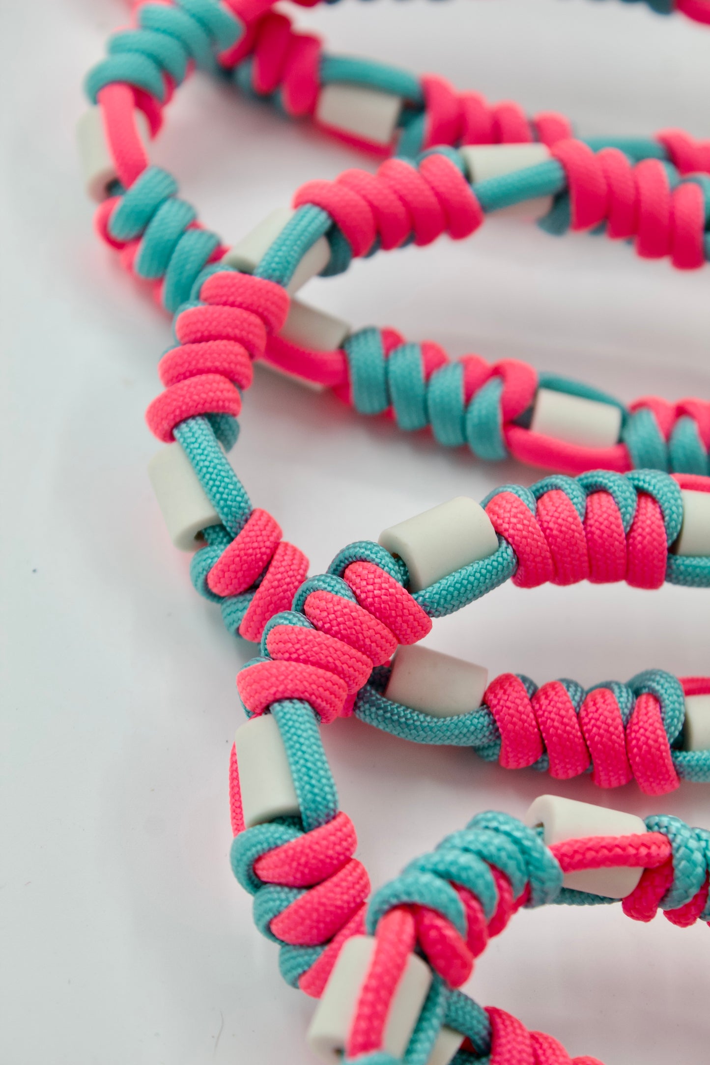 Anti-tekenband - Paracord - FLUO collectie PINK