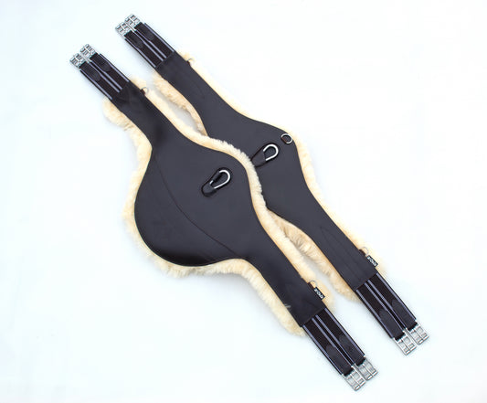 Multipurpose singel met uitneembare schapenvacht - Donkerbruin