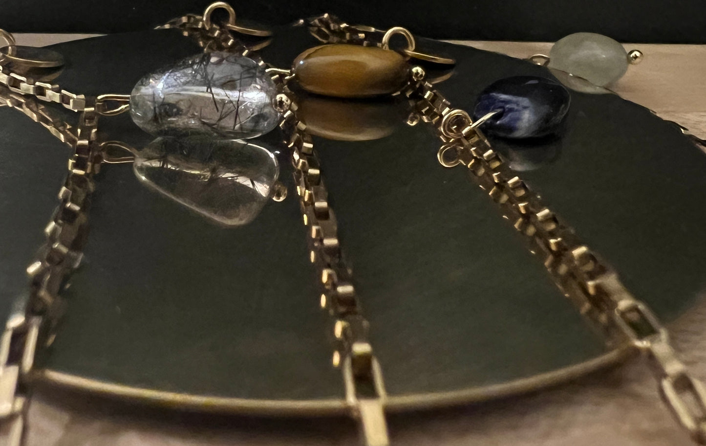 Goldenes Glücksarmband – Pure Positivity – Amethyst – Hellviolett