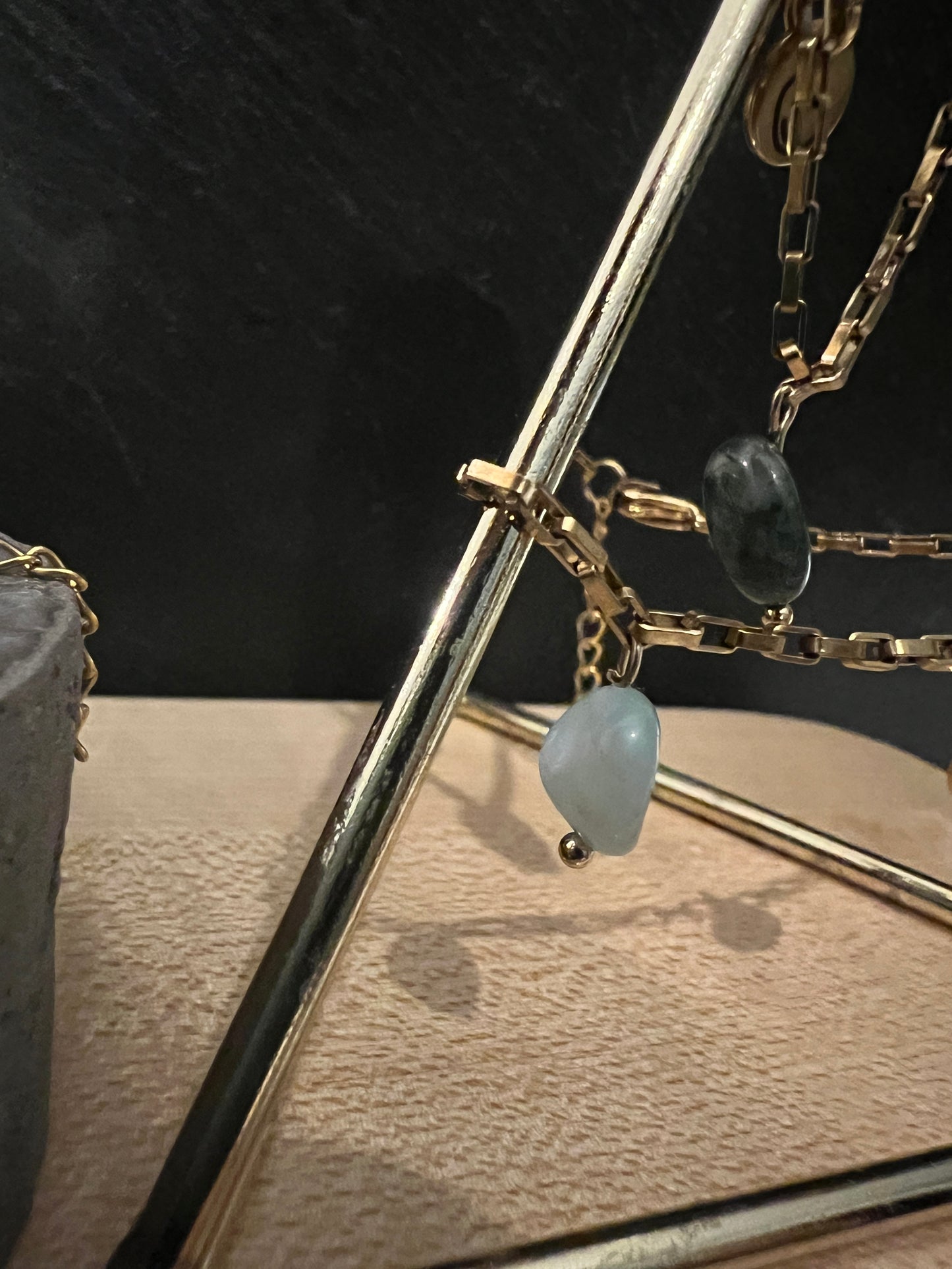 Goldenes Glücksarmband – Pure Ehrlichkeit – Pyrit – Gold