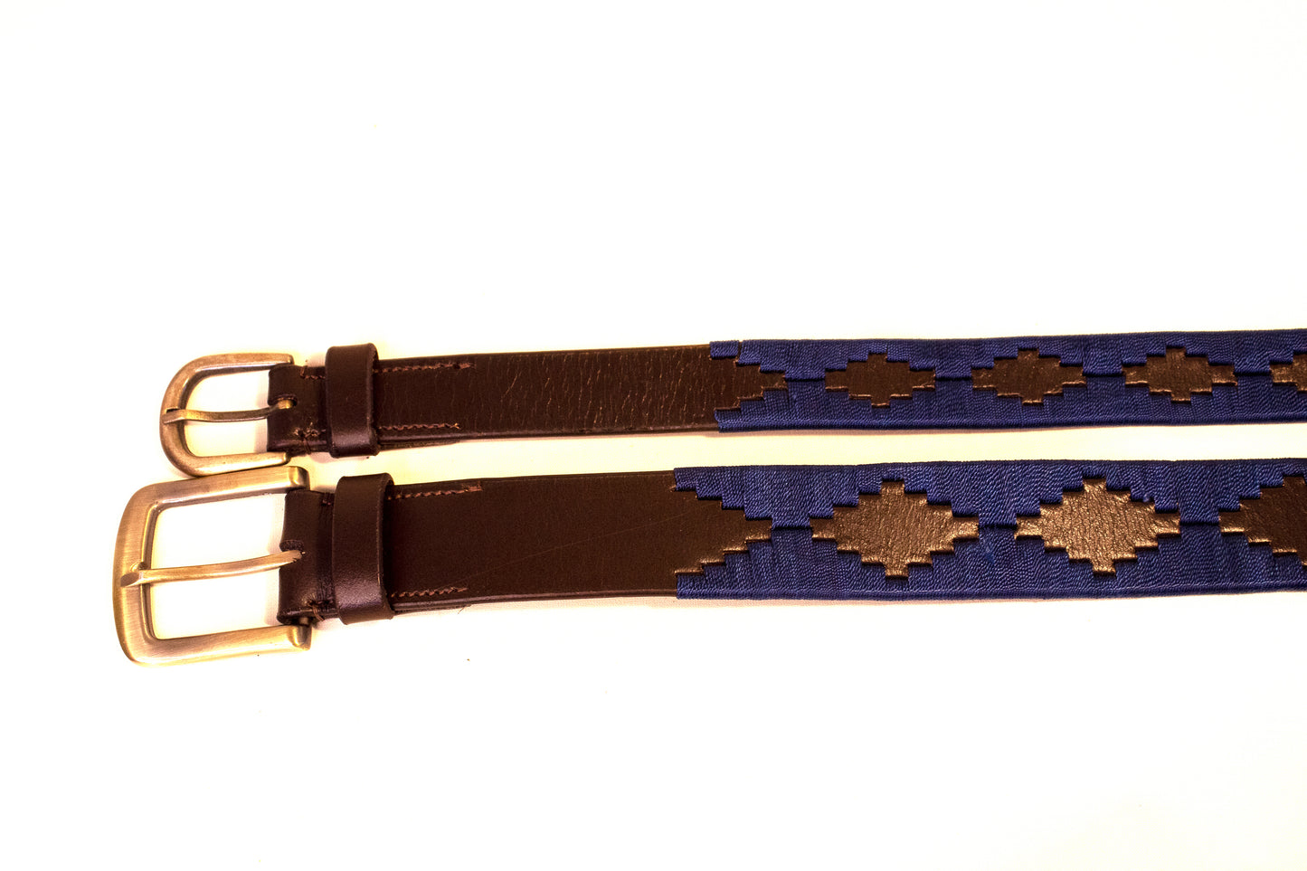 Kleurrijke lederen riem