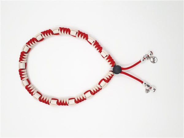Anti-tekenband - Paracord - Red2