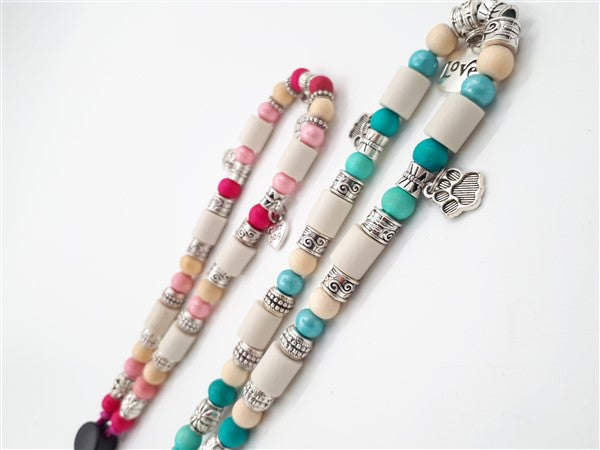 Anti-tick collar - Beads - Turquoise