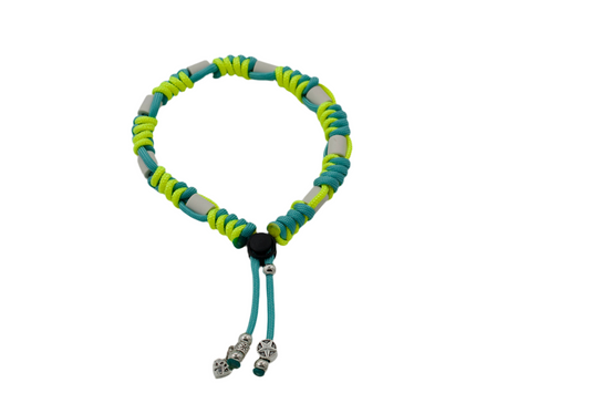 Anti-tekenband - Paracord - FLUO collectie YELLOW