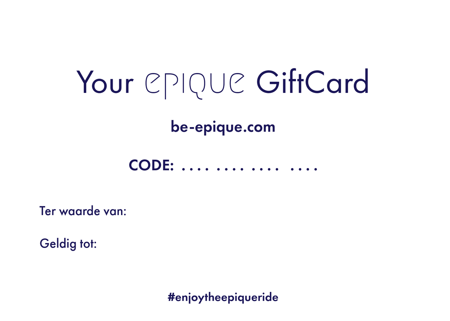 Cadeau épique