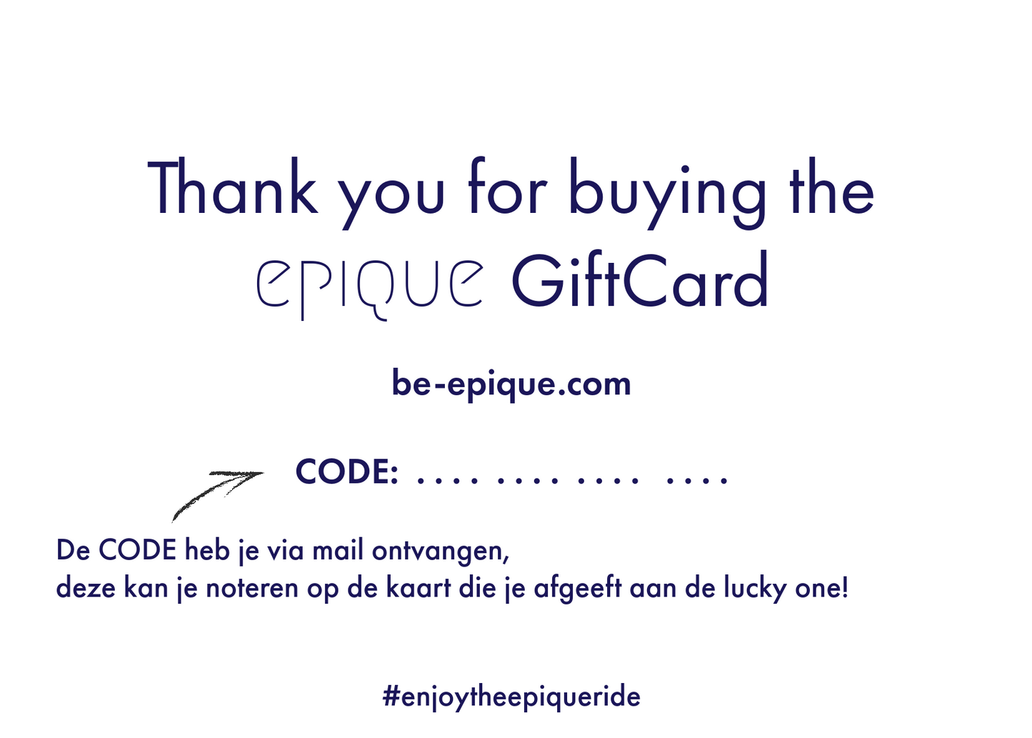 Cadeau épique