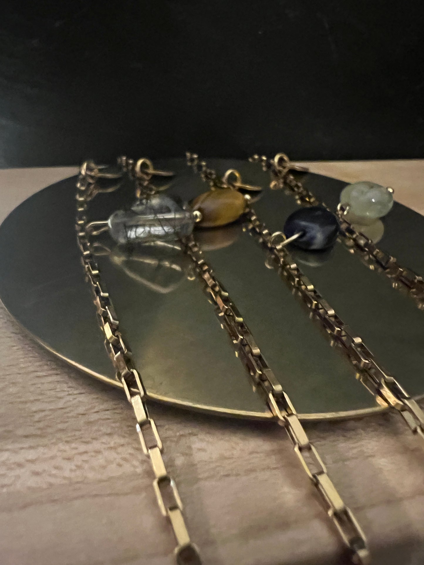 Goldenes Glücksarmband – Pure Tranquility – Prehnit – Hellgrün