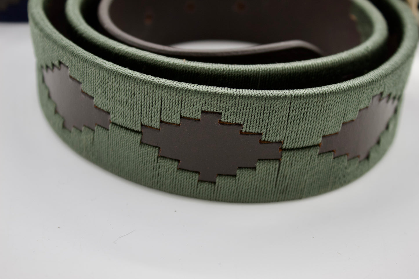 Kleurrijke lederen riem