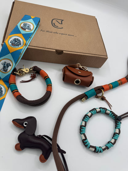 EPIQUE DOG LOVERS Giftbox - Marron set