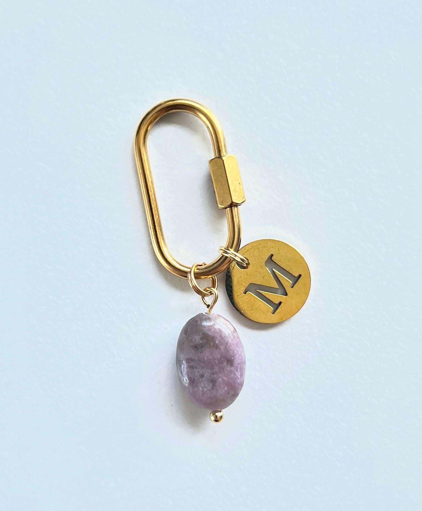 Porte-bonheur - Agate mousse