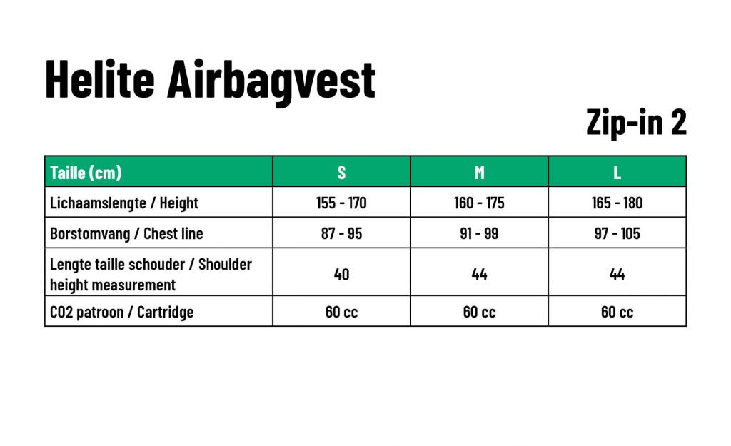 Airbag Helite Zip'in 2