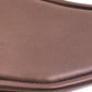 Multipurpose high-end leather girth with 2 side D rings, 1 central ring and a musketon clip.
