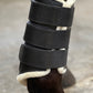 Training boots with sheepskin - Zwart