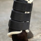 Training boots with sheepskin - Dark Brown