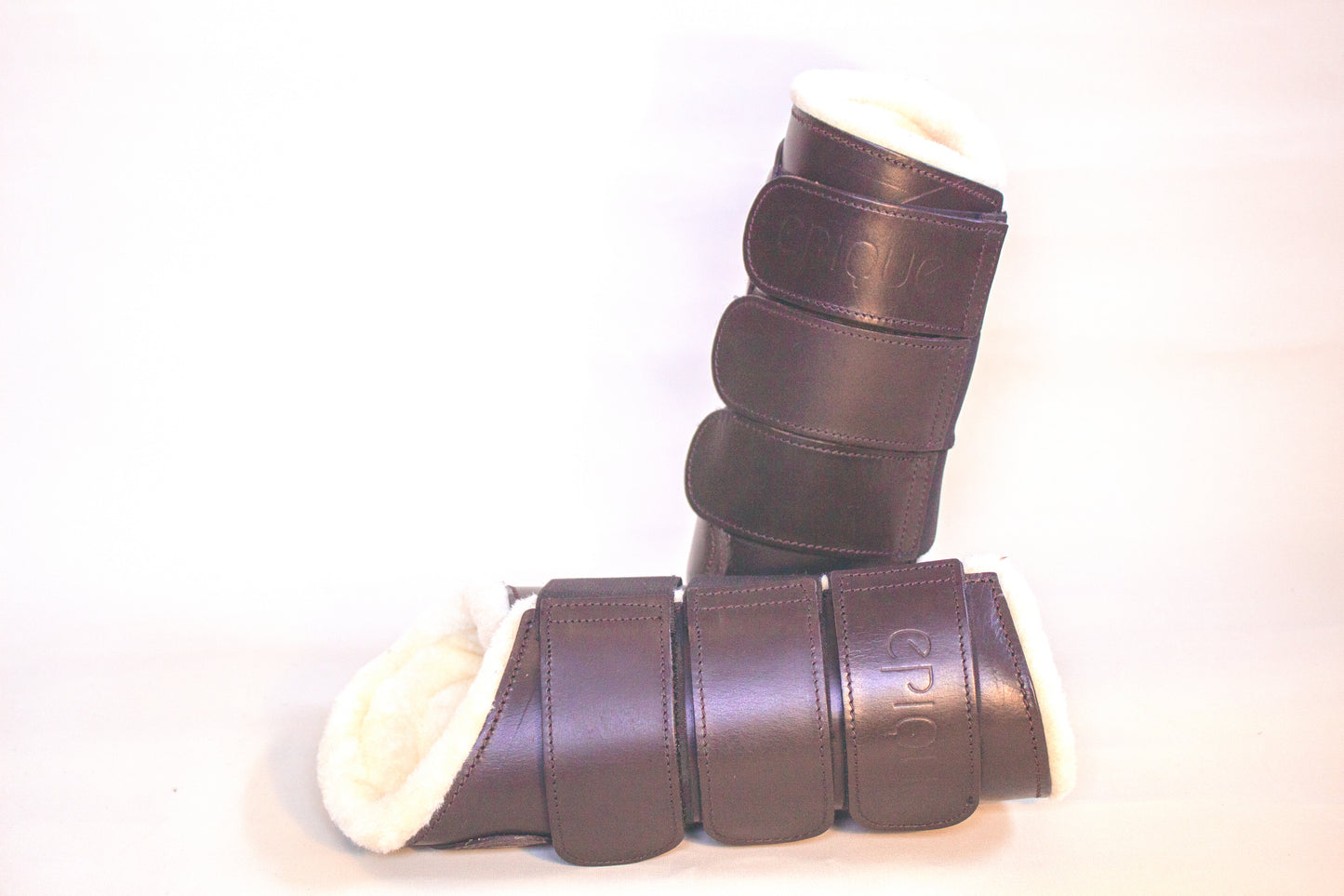 Training boots with sheepskin - Donkerbruin